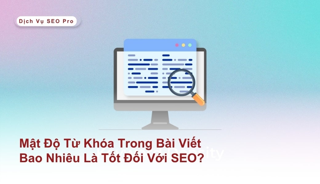 mật độ từ khóa trong bài viết